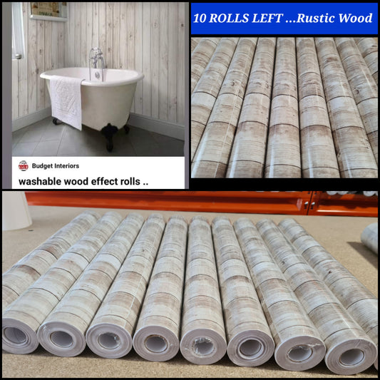 Waterproof Wood Pannelling Stick on Roll