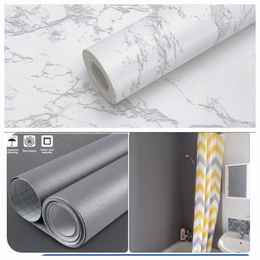 Twin Pk Deal  ...Marble & Grey EXTRA LARGE ROLLS