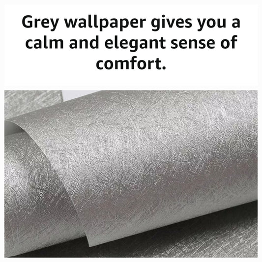 Grey Wallpaper, Luxurious Thick Embossed Roll . (Heavier Roll)