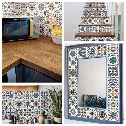 Mosaic Tile Effect Self-Adhesive Roll