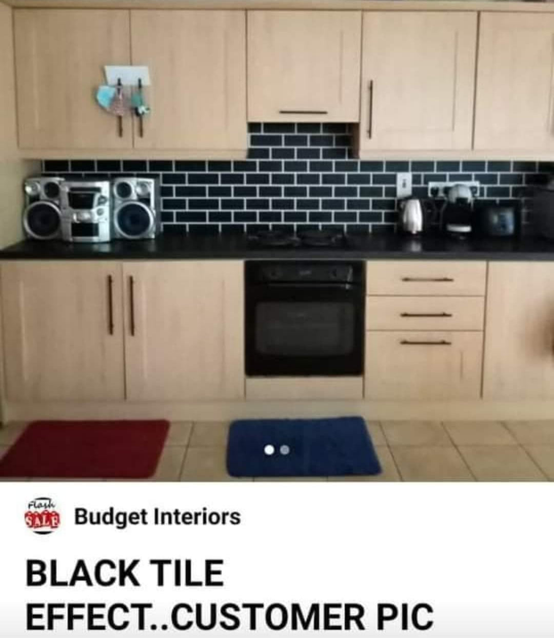 Timeless Elegance, Modern Edge – Black Tile Roll
