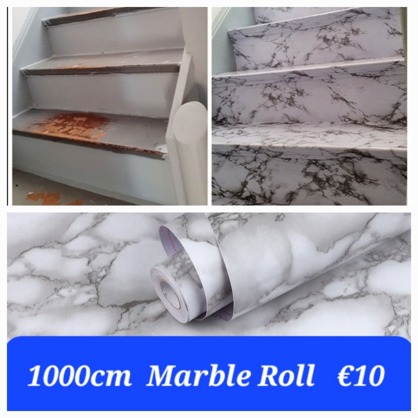 White & Grey Marble