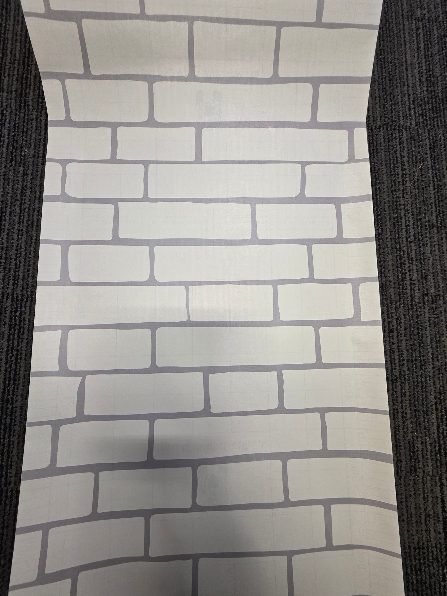 Ivory & Grey Tile Self-Adhesive Roll