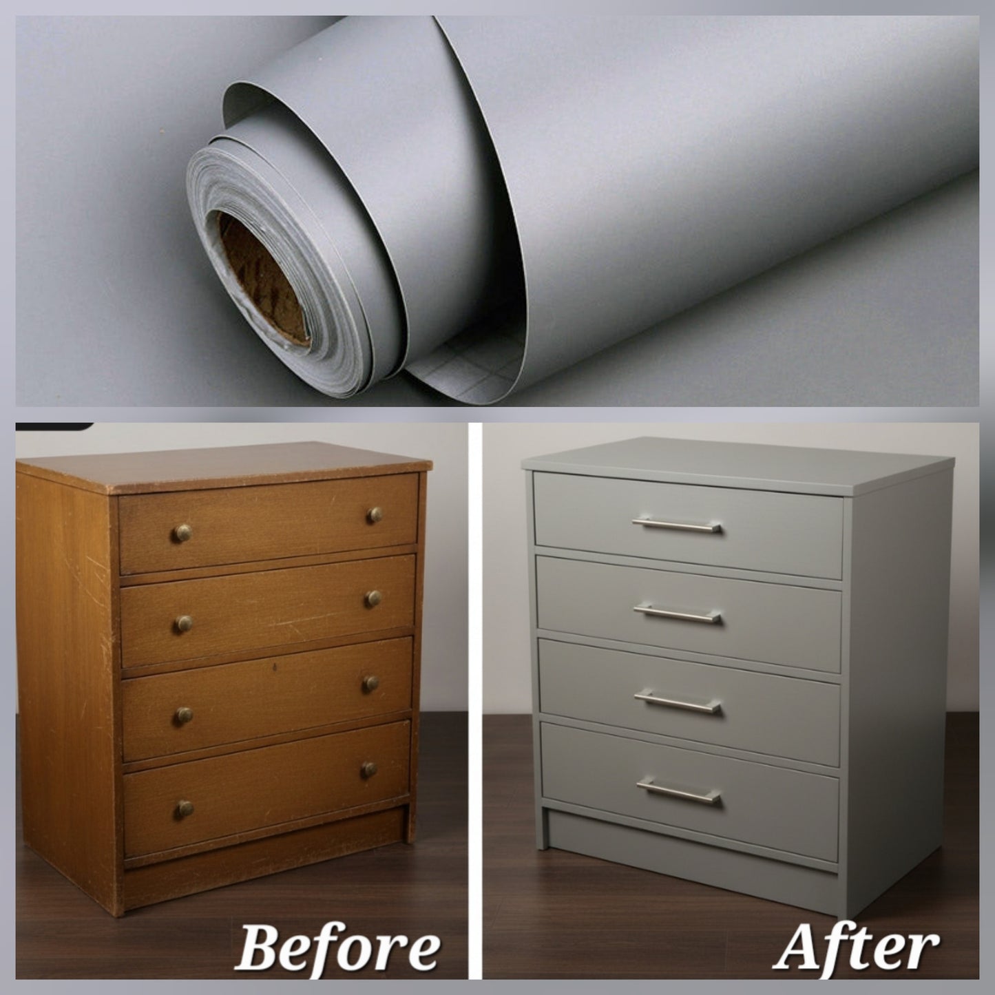 Grey 1000cm EX LARGE Self-Adhesive Roll