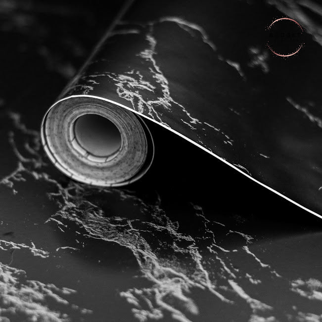Black Marble THICKER FLOOR ROLL