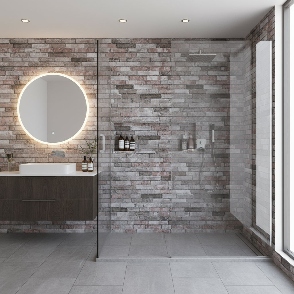 Tile Effect Self-Adhesive Roll , Ex Large Roll 10 Metres