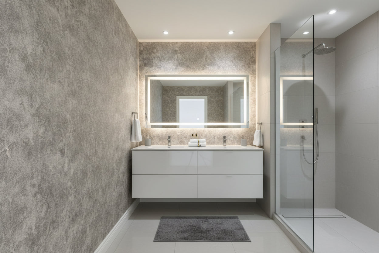 Grey Marble Self-Adhesive Roll