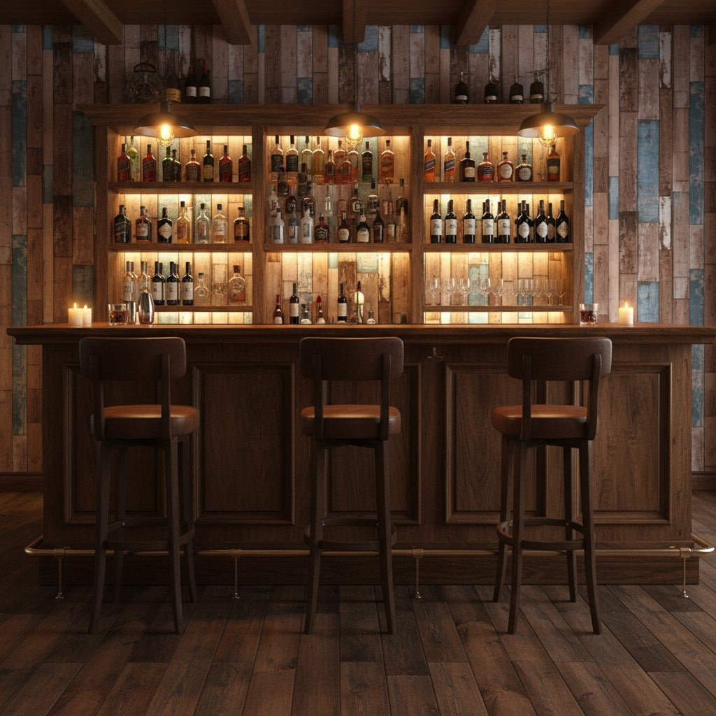 Rustic Wood Self-Adhesive roll