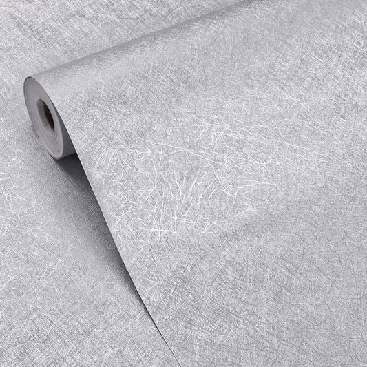 Grey Embossed Wallpaper Extra Large 1000cm Roll