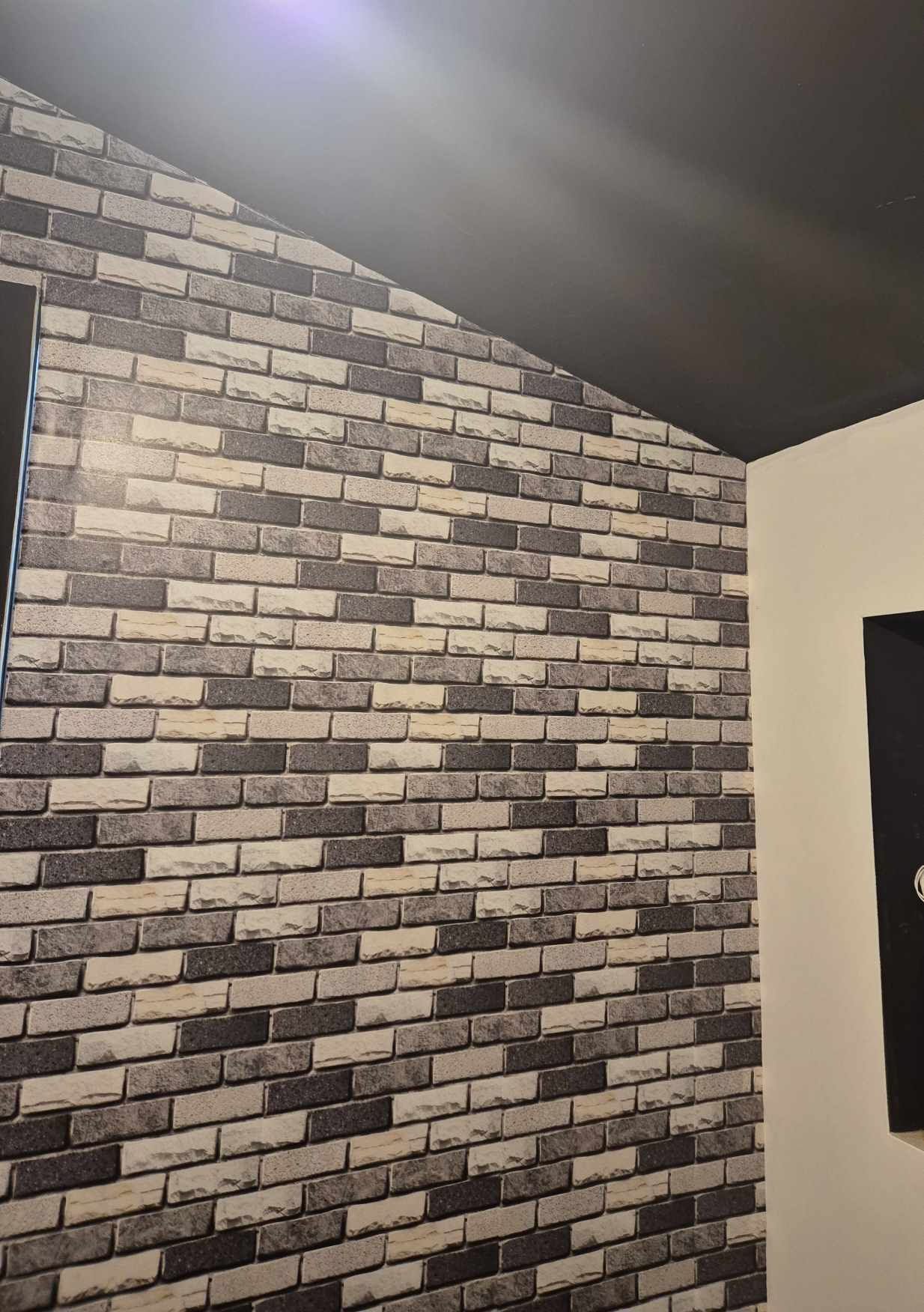 "NEW STOCK " 3D Effect Brick .. LARGE ROLLS 1000cm