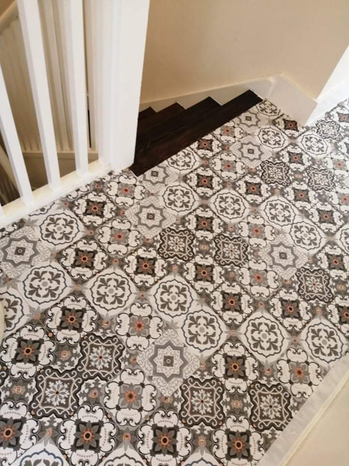 Grey Mosaic, Self-Adhesive Roll