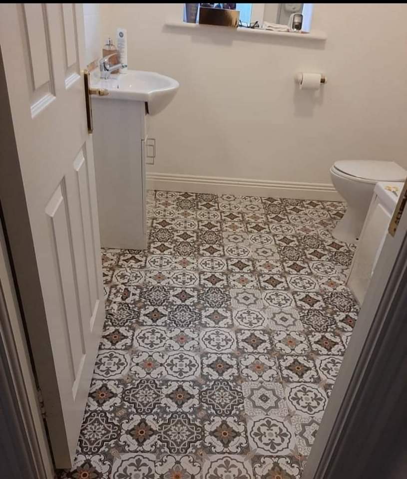Grey Mosaic, Self-Adhesive Roll
