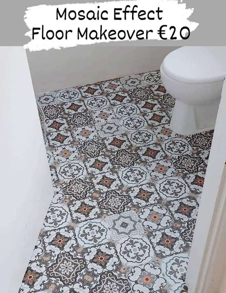 Grey Mosaic, Self-Adhesive Roll