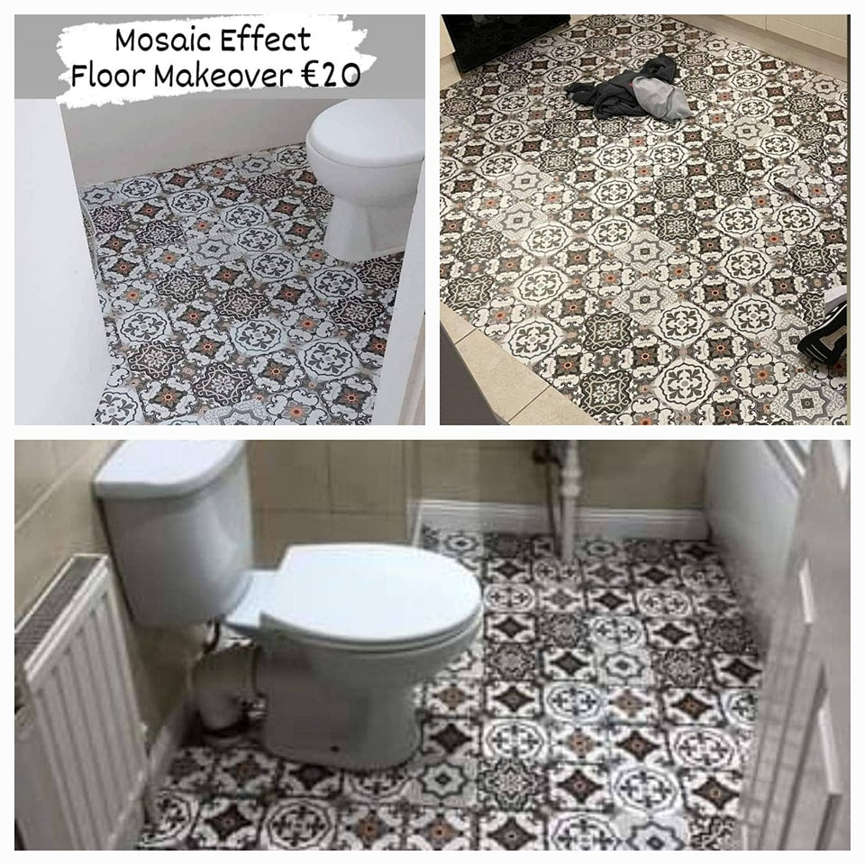 Grey Mosaic, Self-Adhesive Roll