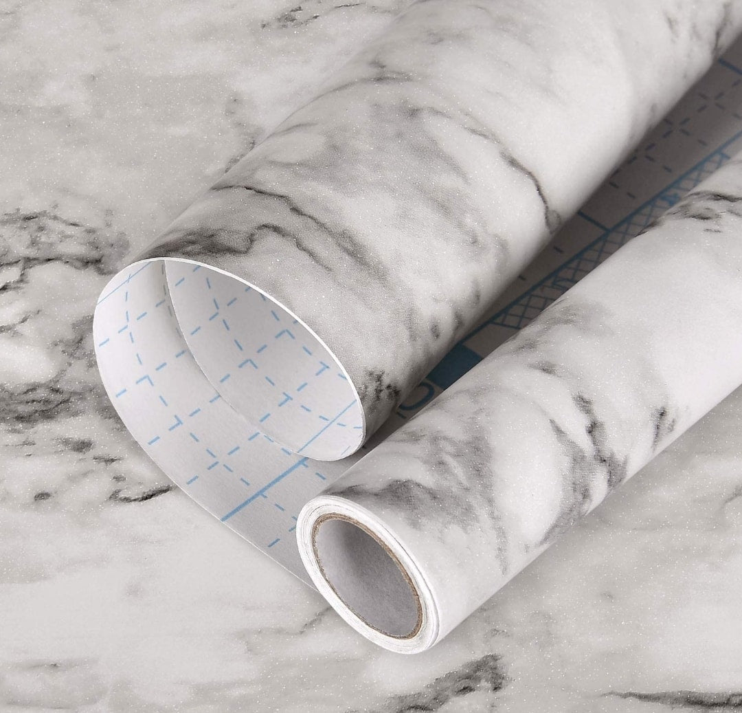 White / Grey Matt Marble