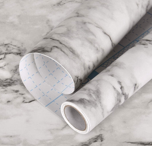 White / Grey Matt Marble