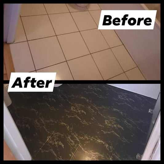 Black Marble THICKER FLOOR ROLL