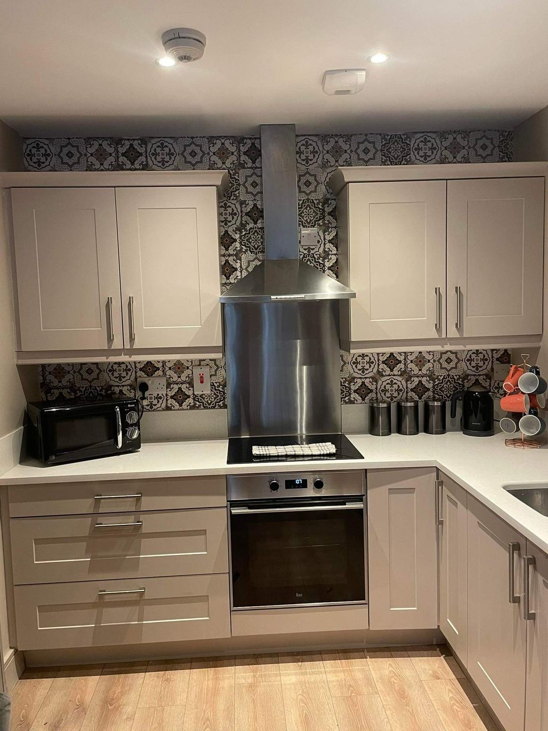 Grey Mosaic Extra LARGE backsplash Stick On Roll