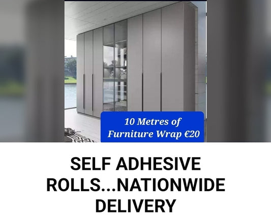 Grey Matt Wardrobe Makeover Extra LARGE Roll