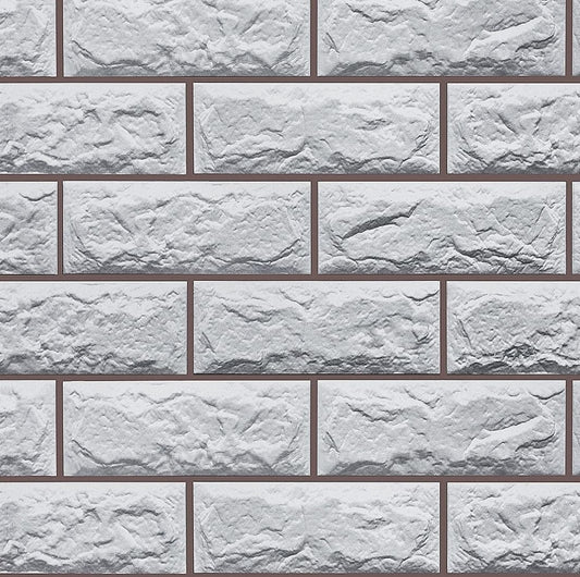 Grey 3D Tile Effect Extra Large Roll