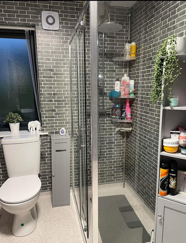 Grey Tile, Extra LARGE 10 metre Roll