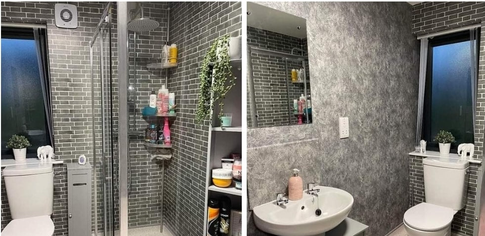 Grey Tile, Extra LARGE 10 metre Roll