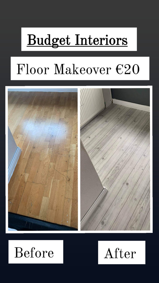 Grey Wood Effect Over Existing Lino