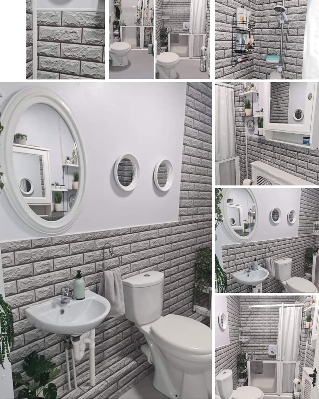 Grey 3D Tile Effect