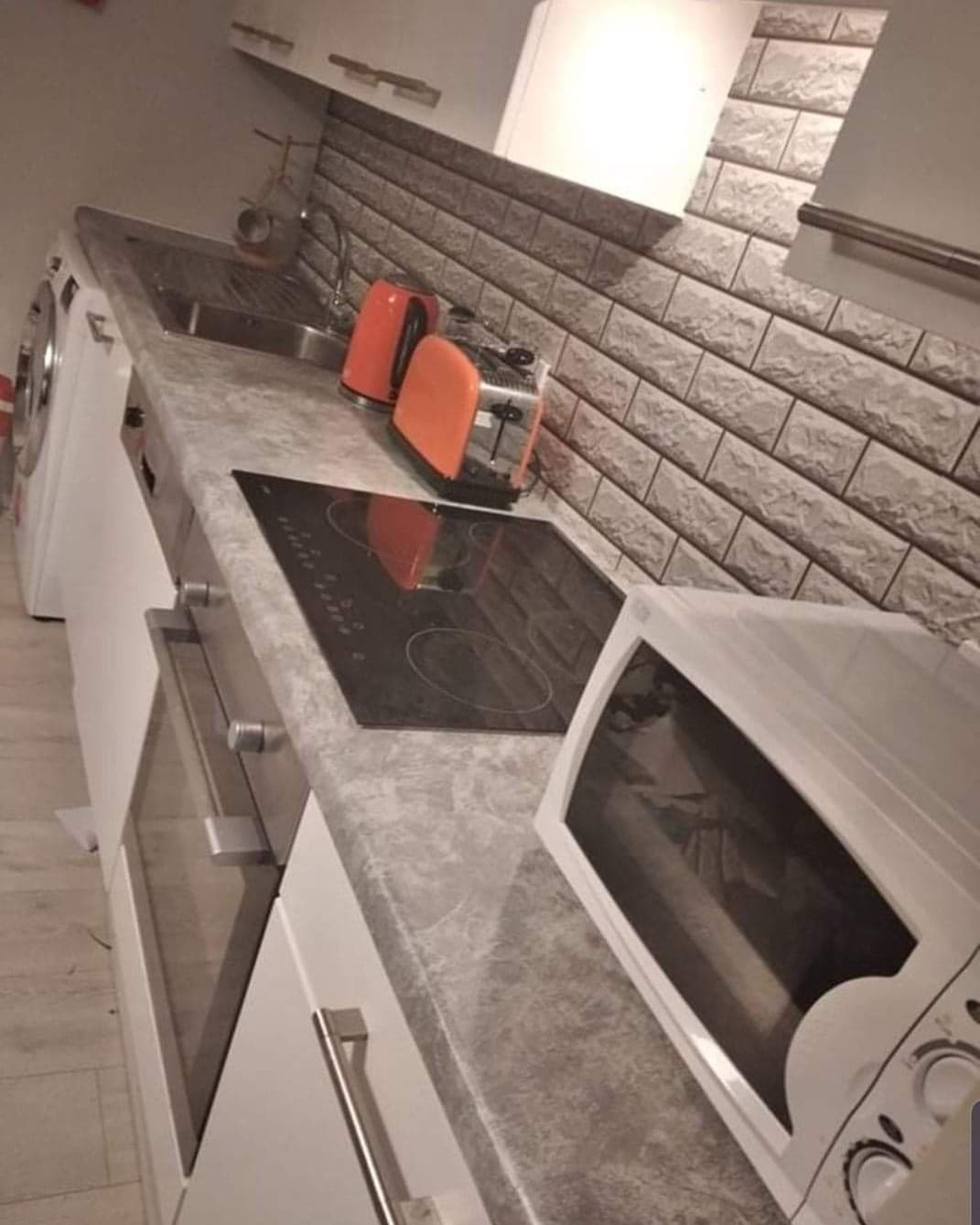 Grey 3D Tile Effect