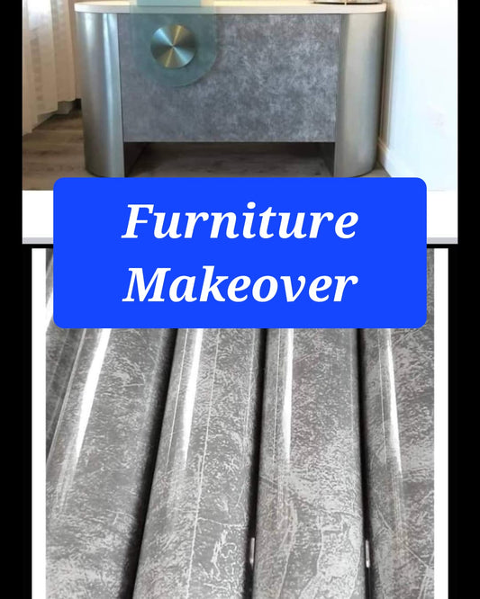 Grey Marble Salon Reception Desk