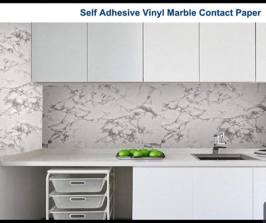 White & Grey Marble 10 Metres