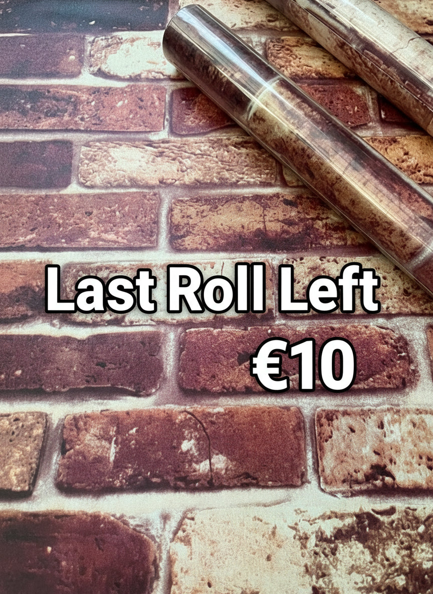 Red 3D Brick , So Realistic Extra Large Roll Wallpaper