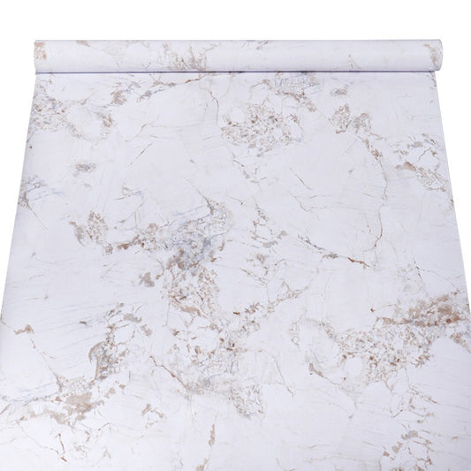 White & Gold Marble Self-Adhesive Roll