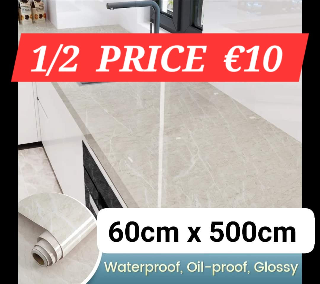 Beige / Cream Marble Gloss