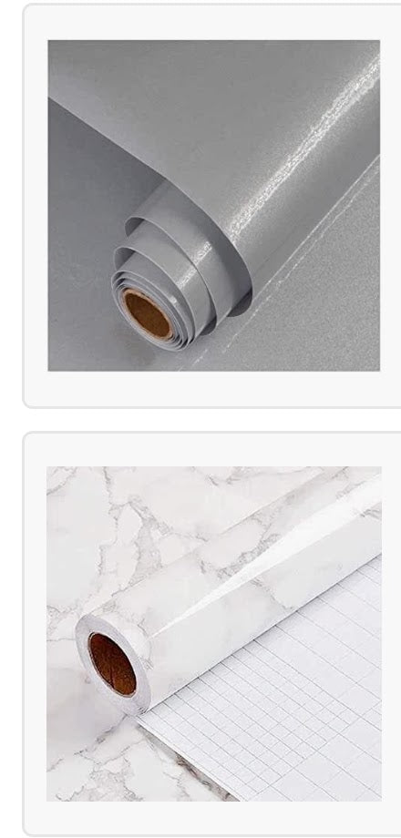 ‼️ TWIN PK OFFER ‼️ GREY GLOSS & CREAM MARBLE
