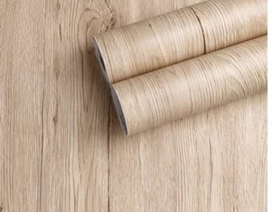 "New" Realistic 3D Effect Oak Wood Self Adhesive Roll