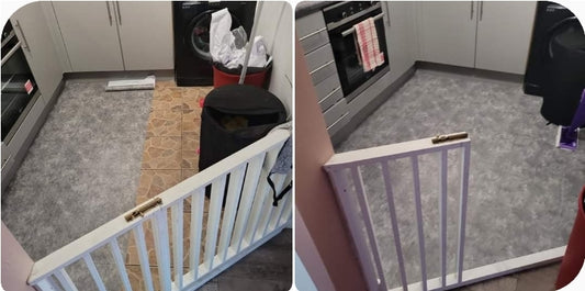 Grey Marble Floor Makeover (Before & After )