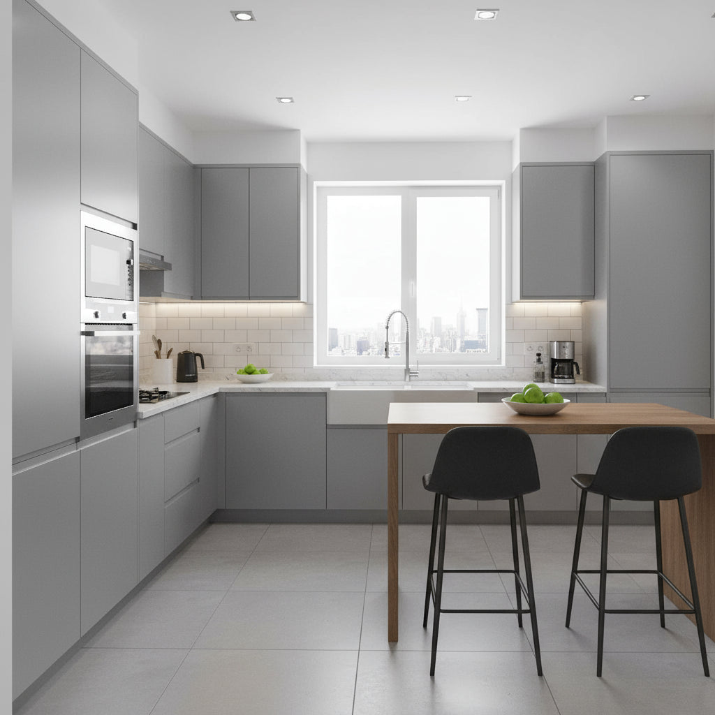 Grey Cabinet Wrap Roll