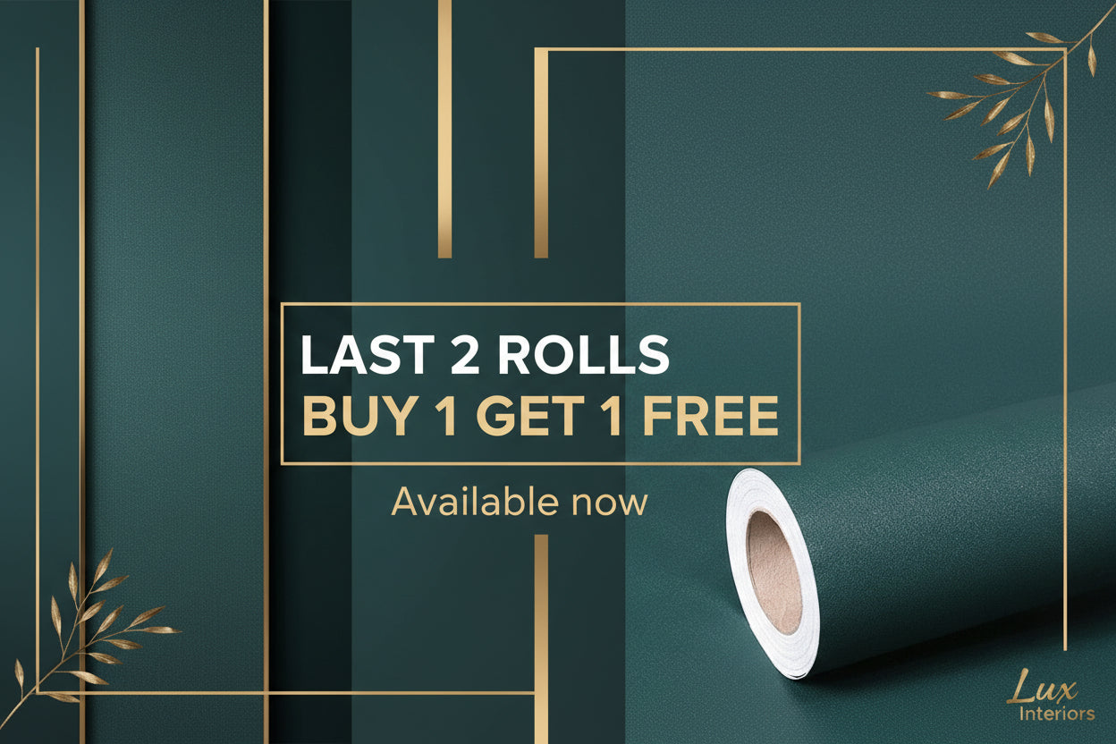 Thick Green Embossed Self Adhesive Roll ..Buy 1 get 1 FREE