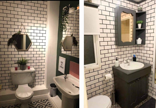 White Tile Xtra Large Rolls