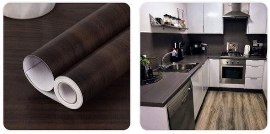 Walnut Self Adhesive Roll