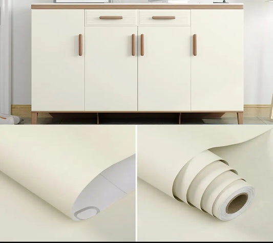 Cream Textured Matt Roll, Extra LARGE 1000cm Roll