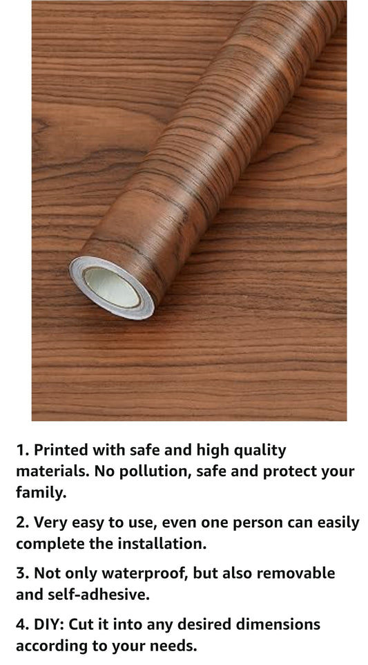 Wood Effect Self-Adhesive Roll