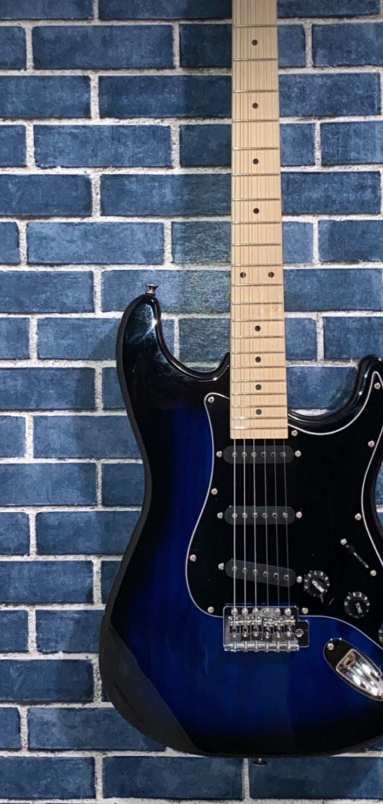 Navy Brick wallpaper