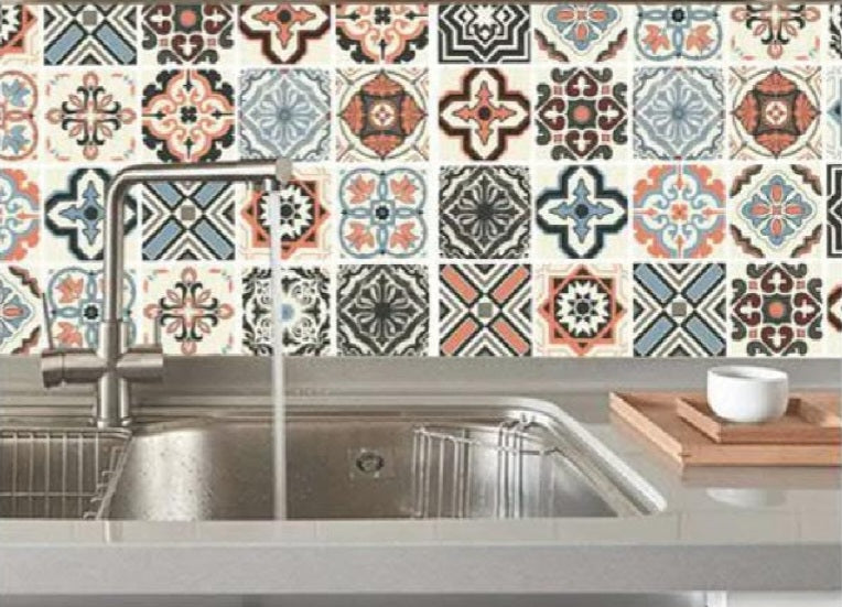 Morrocan Tile Self Adhesive Roll