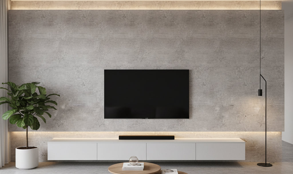 Grey Luxurious Embossed Self-Adhesive Roll