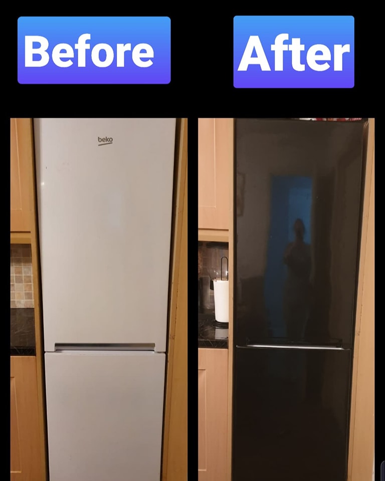 Black Gloss , Fridge Makeover