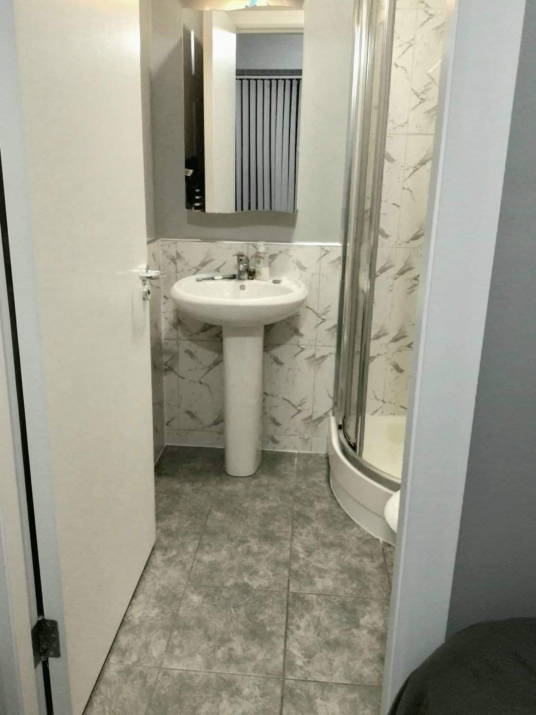 Grey Marble Matt Kitchen Backsplash