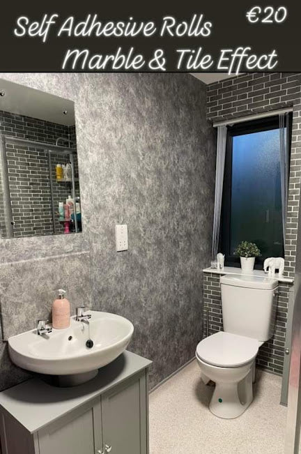 Grey Marble Matt Kitchen Backsplash