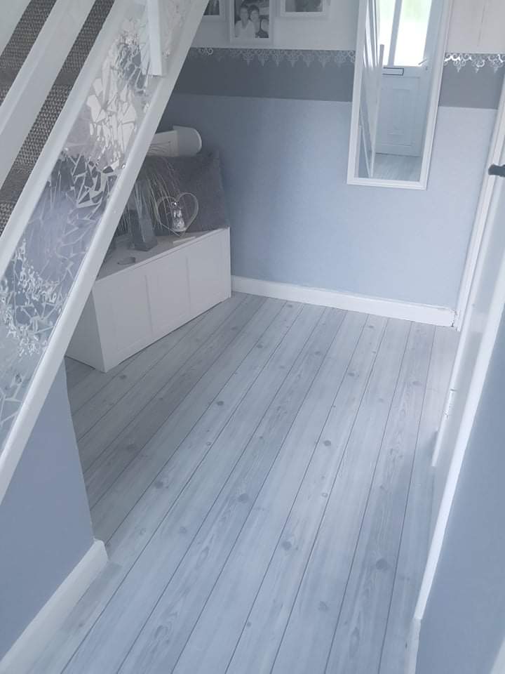 Grey Wood, Apply Over Existing Floor , Walls , furniture